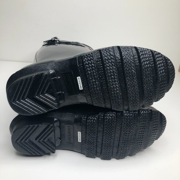 Hunter Tall Original Gloss Black Rain Boots - Picture 6 of 6